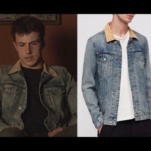 allsaints dexter denim jacket